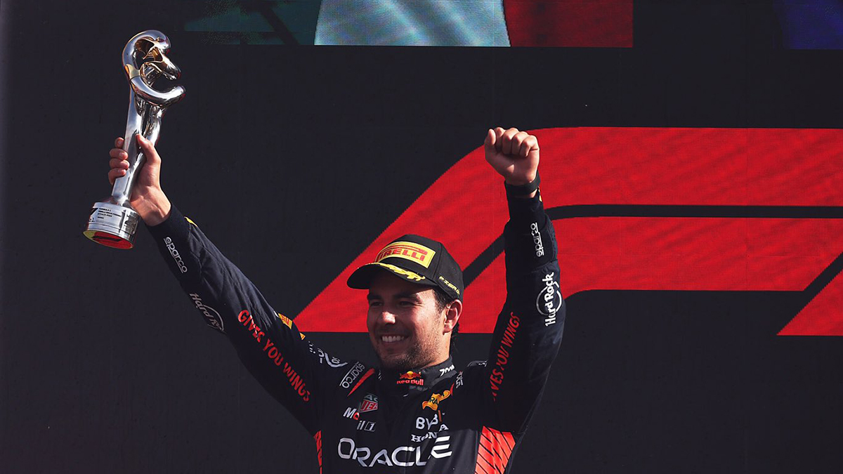 ‘Checo’ Pérez celebra “día brillante” por acabar segundo en GP de Italia