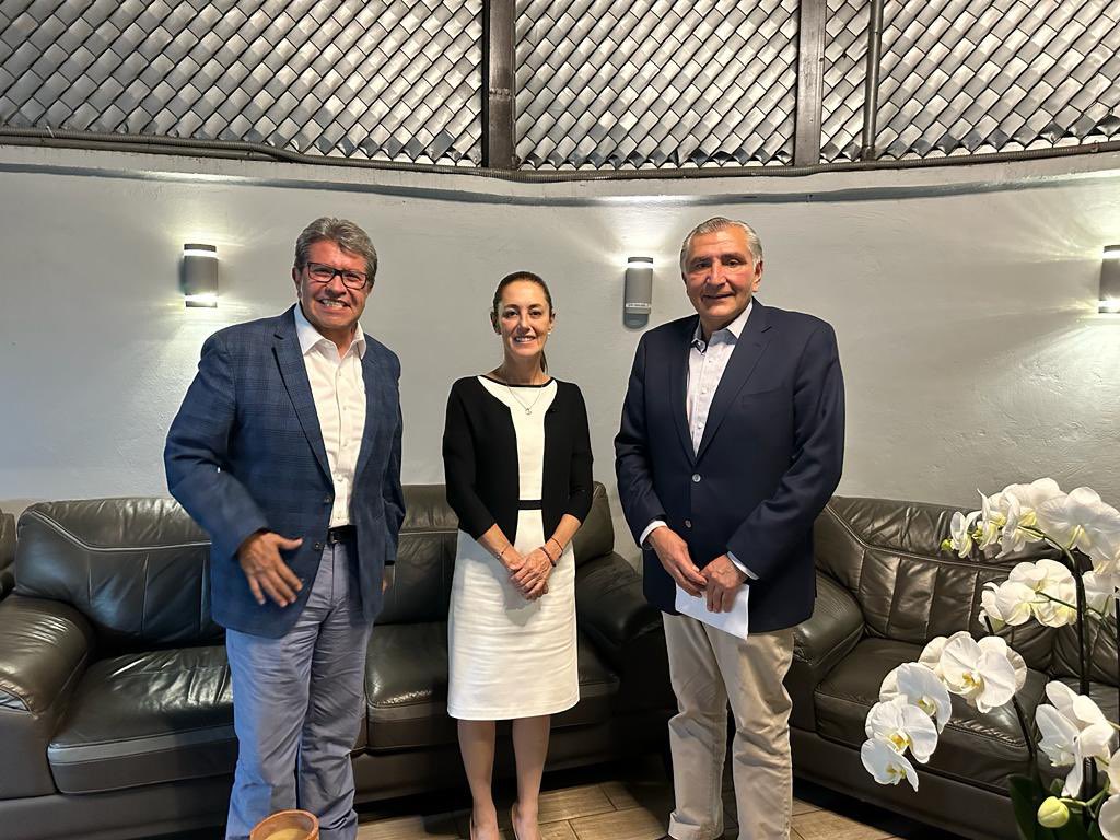 Claudia Sheinbaum nombra a Adán Augusto y a Ricardo Monreal como coordinadores para su campaña Claudia Sheinbaum nombra a Adán Augusto y a Ricardo Monreal como coordinadores para su campaña