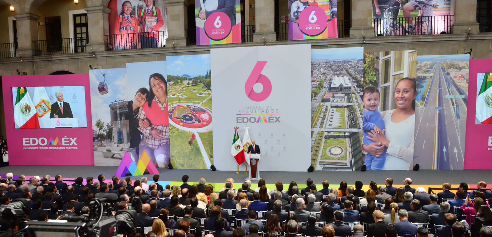 Alfredo del Mazo rinde su Sexto Informe de Gobierno