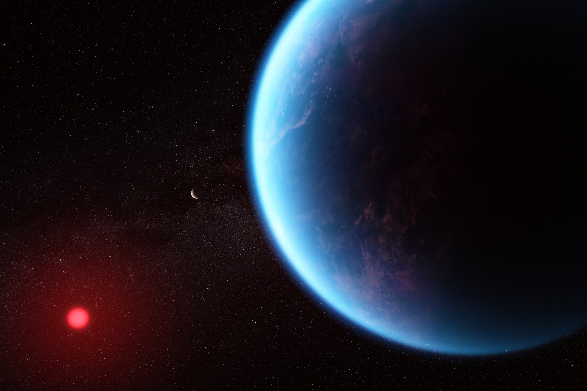 Telescopio James Webb descubre metano y dióxido de carbono en atmósfera del exoplaneta K2-18 b