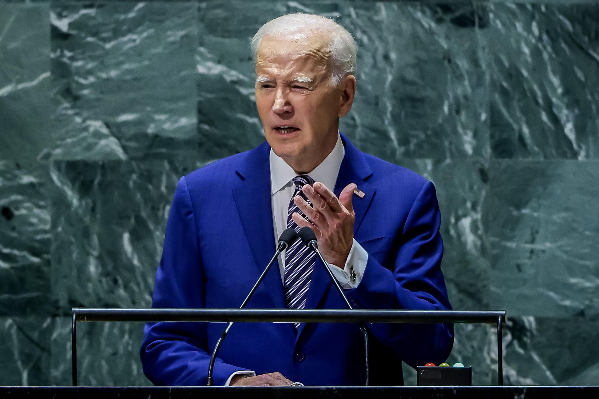 Biden advierte en la ONU que ningún país estará seguro si Ucrania pierde la guerra