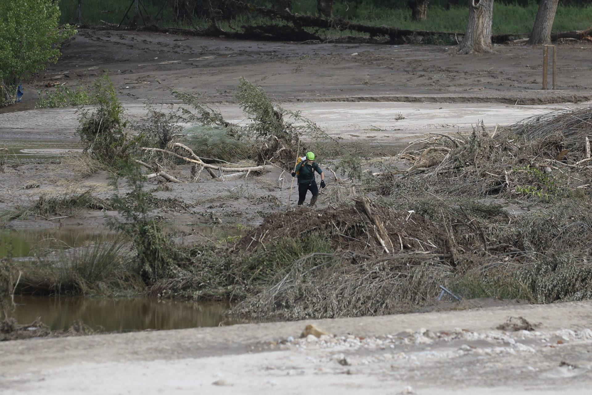 Quinto día de búsqueda de los desaparecidos en el temporal
