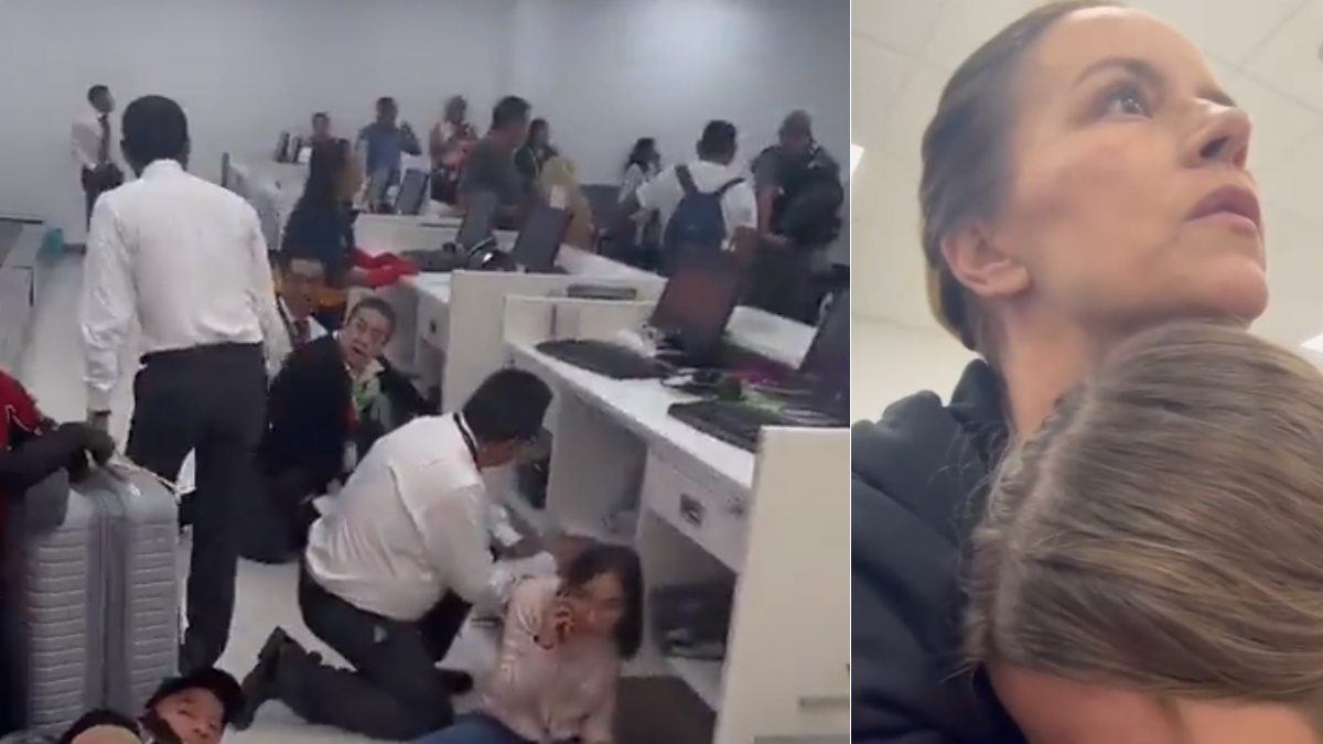 Esposa e hija de Diego Schoening presencian tiroteo en el AICM Esposa e hija de Diego Schoening presencian tiroteo en el AICM