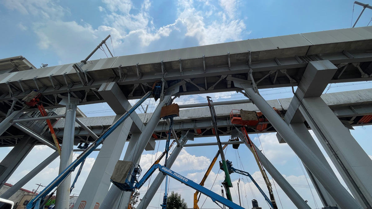 Desmontarán claro de Línea 12 del Metro por “pandeo”; trabajos durarán 12 semanas