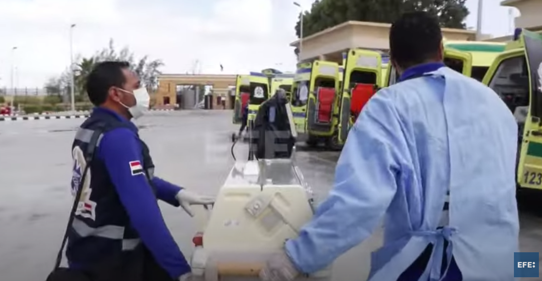 Egipto recibe a 28 niños prematuros de los evacuados del hospital Al Shifa