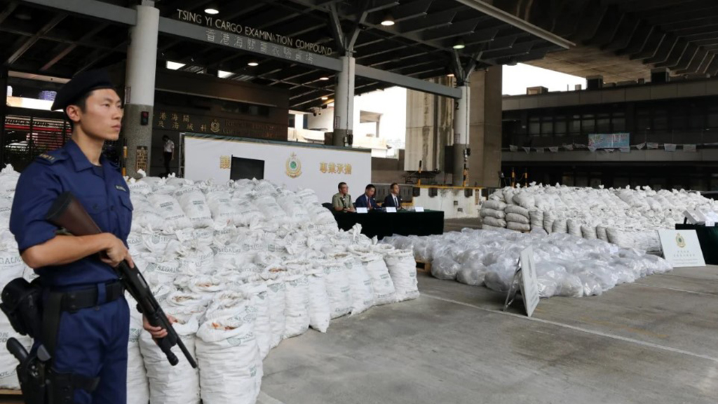 Incautan en Hong Kong costales de metanfetamina con presuntos sellos del Gobierno de México Incautan en Hong Kong costales de metanfetamina con presuntos sellos del Gobierno de México