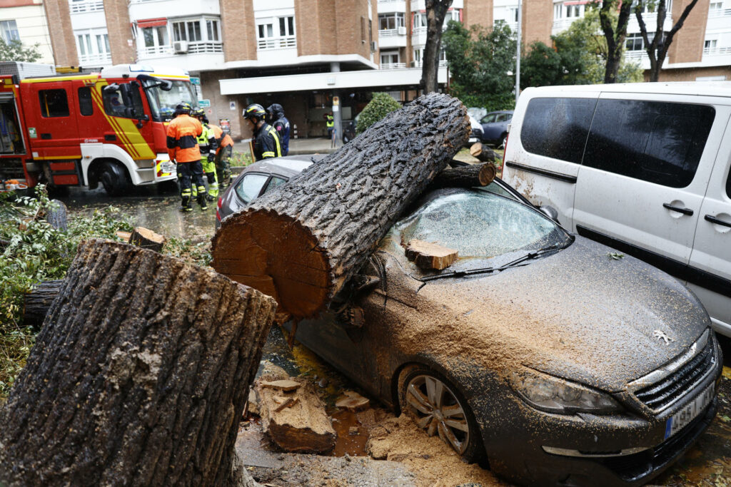 Borrasca Ciarán deja 11 muertos en Europa, daños millonarios y un virulento fuego forestal - efectos-de-la-borrasca-ciaran-en-espana-1024x683