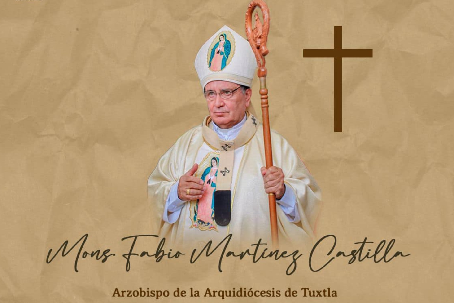 Murió monseñor Fabio Martínez, arzobispo de Tuxtla Gutiérrez