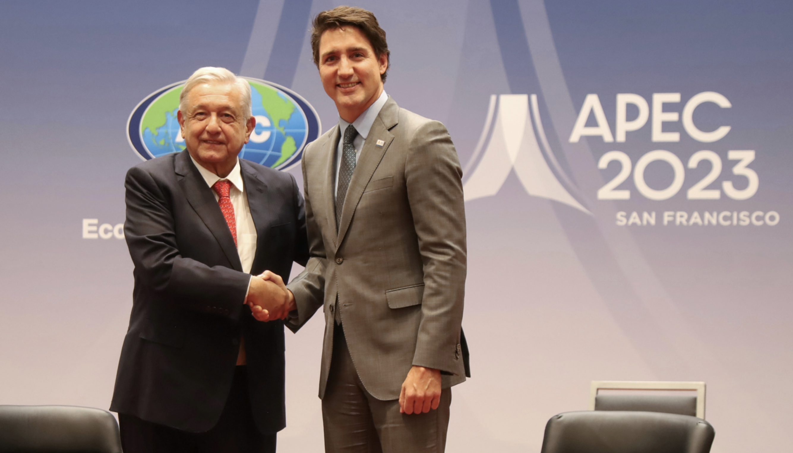 López Obrador y Trudeau abordaron migración y comercio en reunión en San Francisco