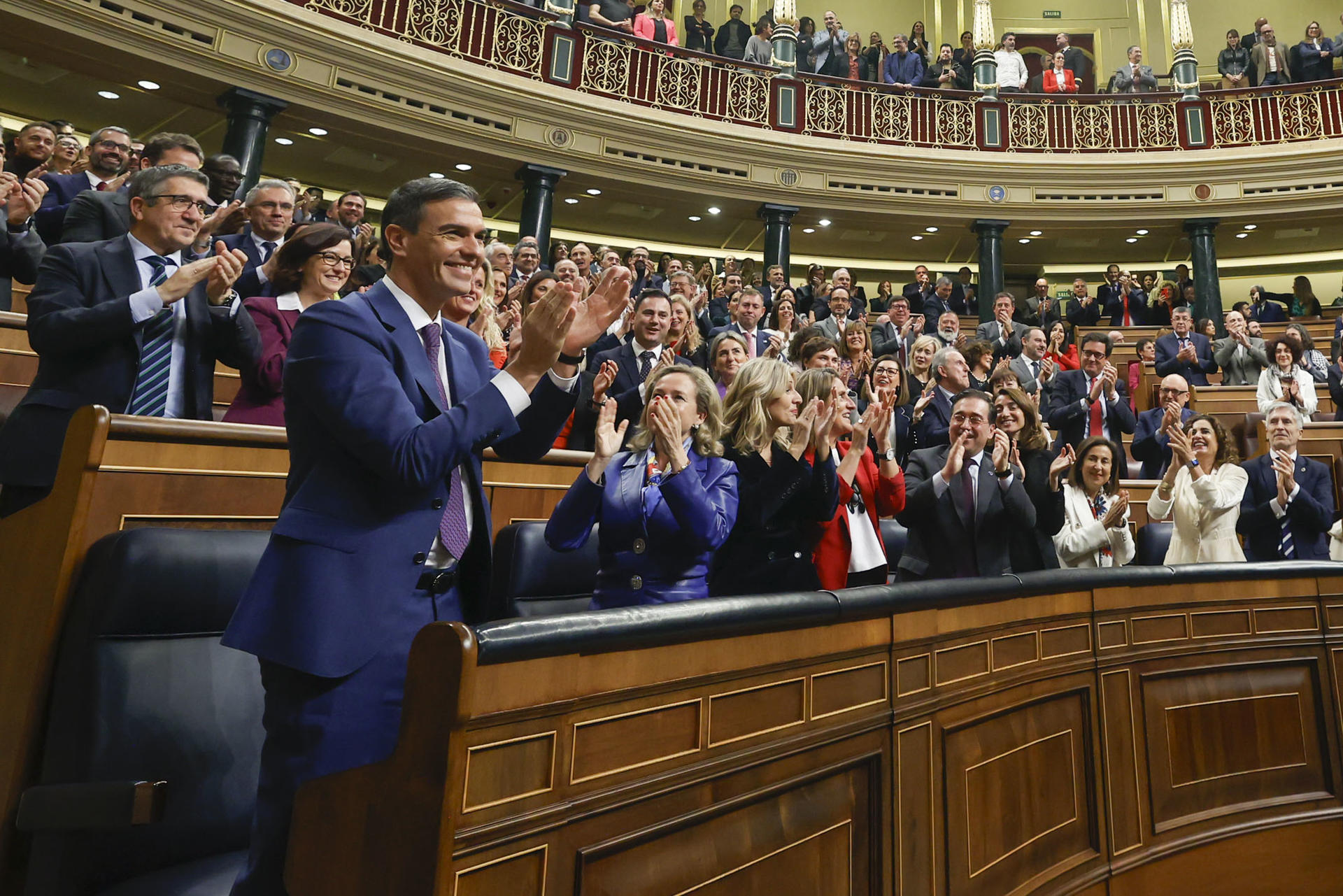 Congreso español reelige a Pedro Sánchez como presidente del Gobierno
