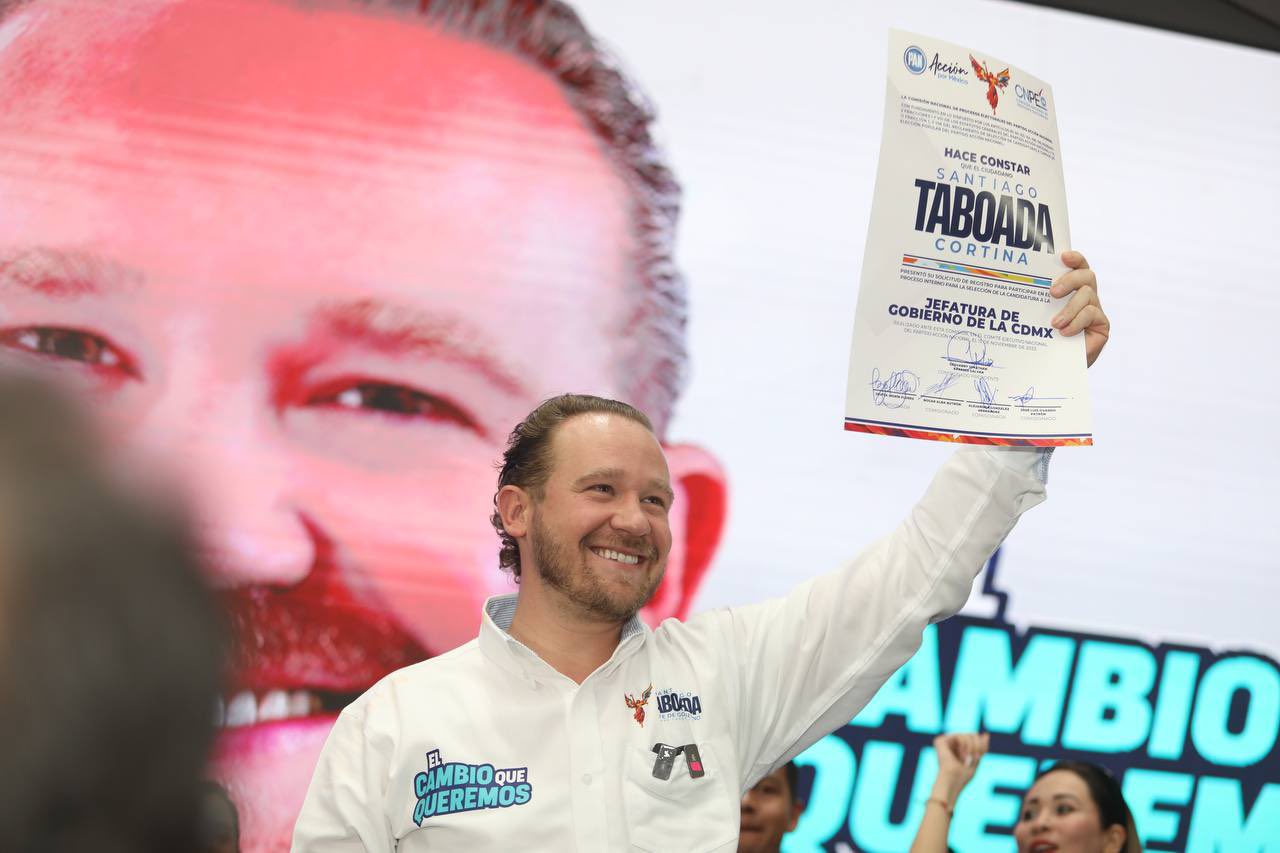 Santiago Taboada se registra como precandidato del PAN a la Jefatura de Gobierno de la CDMX Santiago Taboada se registra como precandidato del PAN a la Jefatura de Gobierno de la CDMX