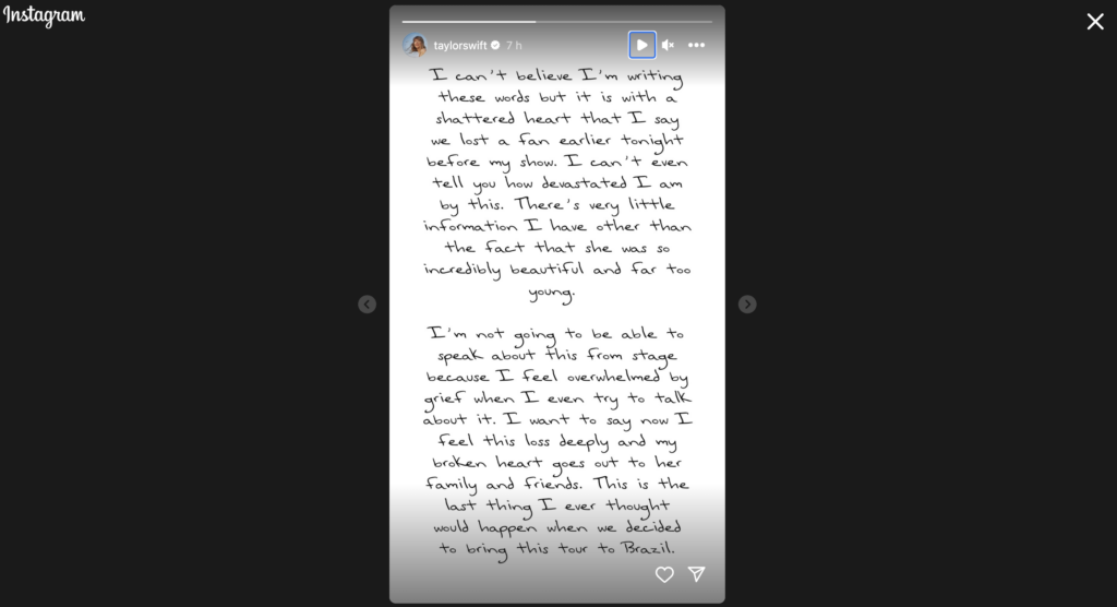 Fan de Taylor Swift muere por golpe de calor previo a concierto en Río de Janeiro - taylor-swift-1024x556