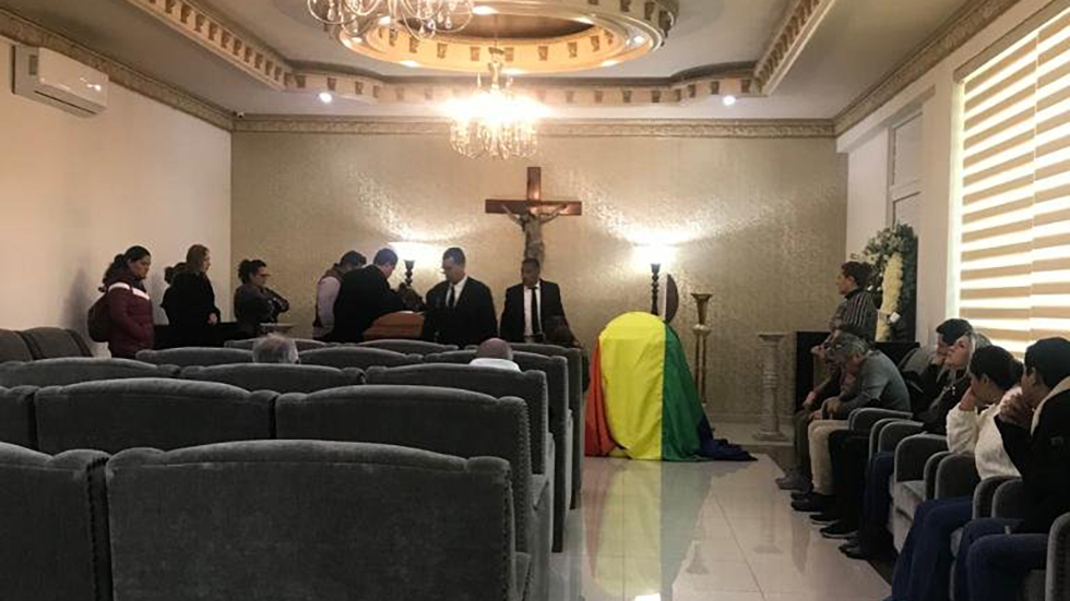 Velan al magistrade Ociel Baena y su pareja en Aguascalientes