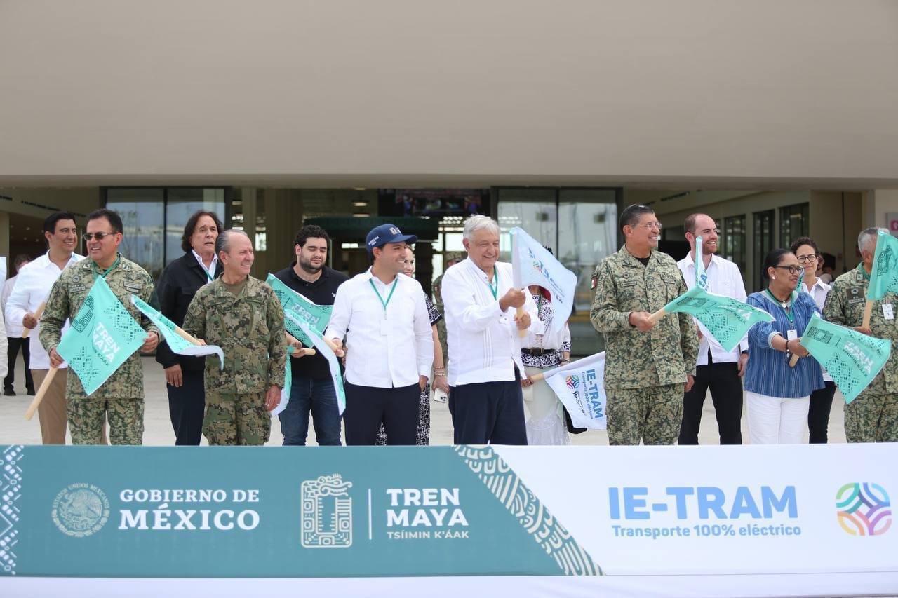 Inauguran la primera ruta del Ie-tram: Paseo 60-La Plancha-Teya
