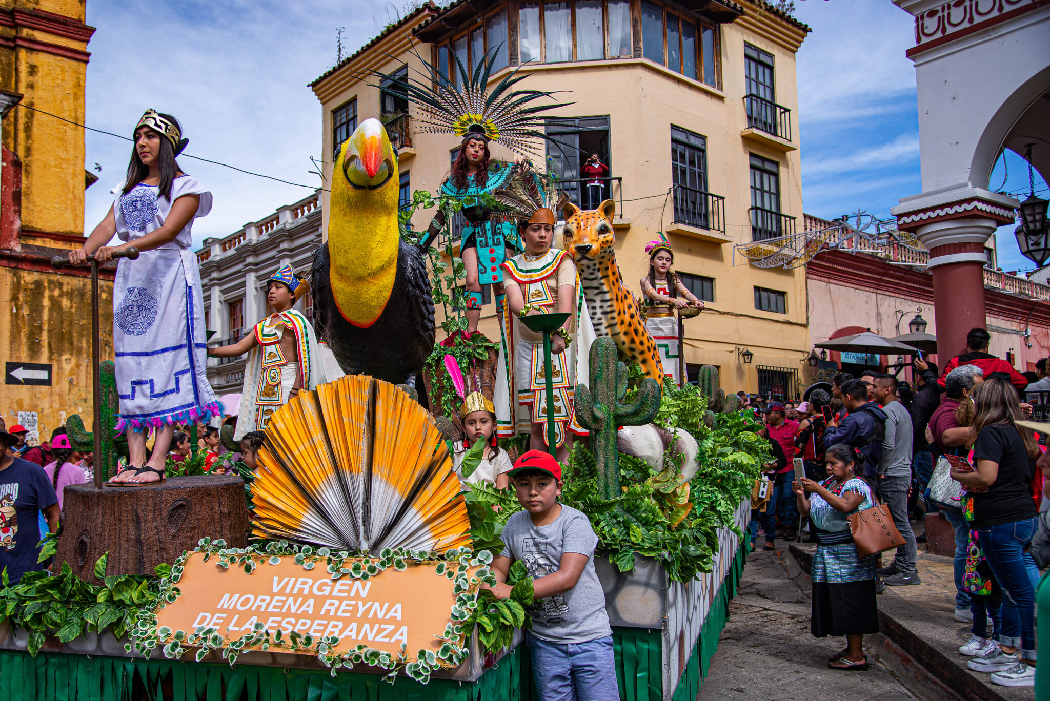 Indígenas tzotziles y tzeltales veneran a San Juan Diego en Chiapas