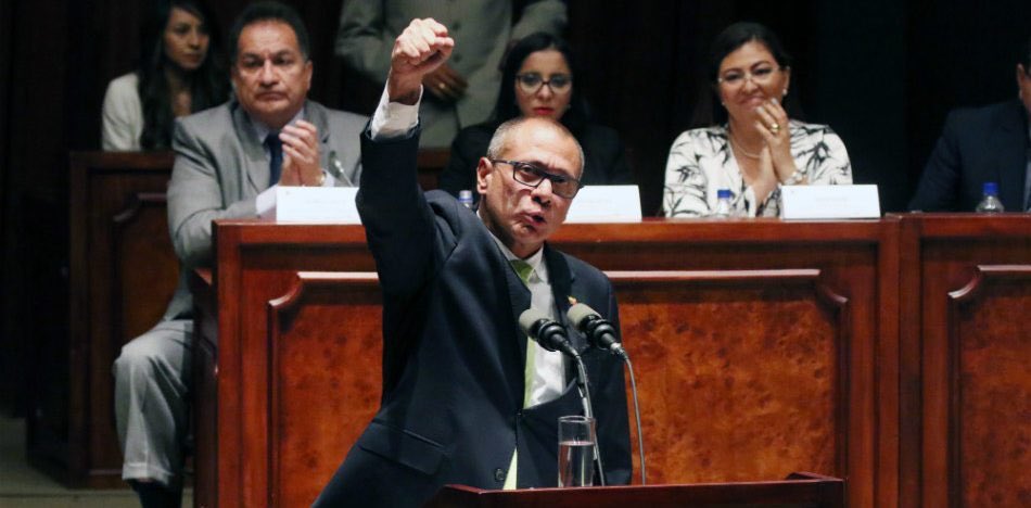 Fiscal de Ecuador dice que no hay orden para detener a Glas