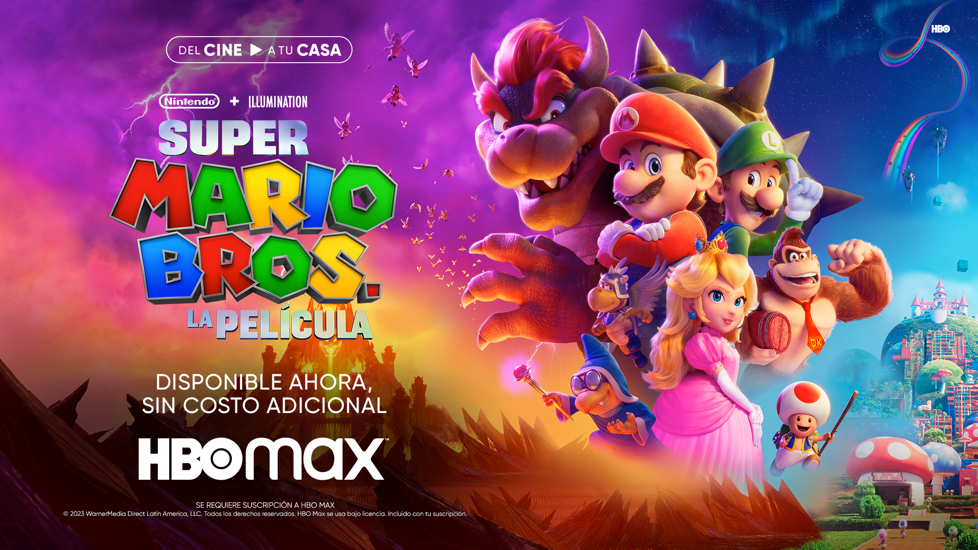 Super Mario Bros, la película, ya está disponible en HBO Max Super Mario Bros, la película, ya está disponible en HBO Max