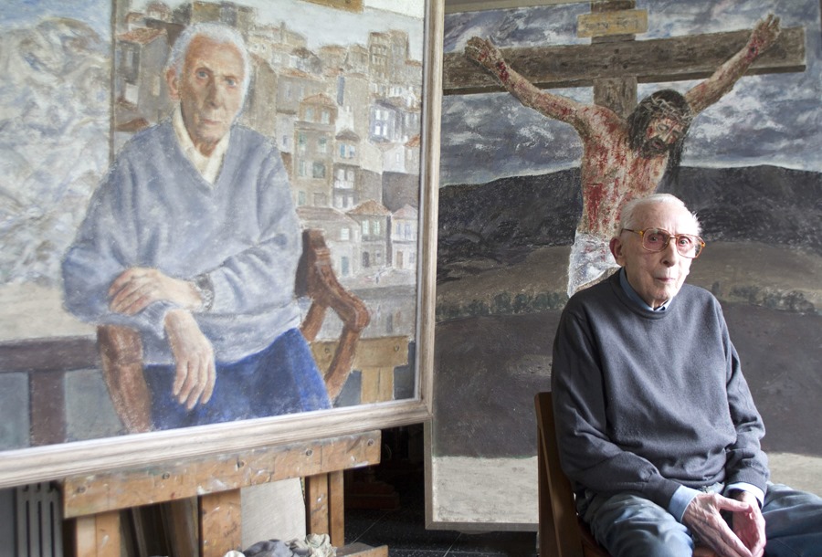 Murió Luis Torras, el pintor más viejo del mundo, a los 111 años