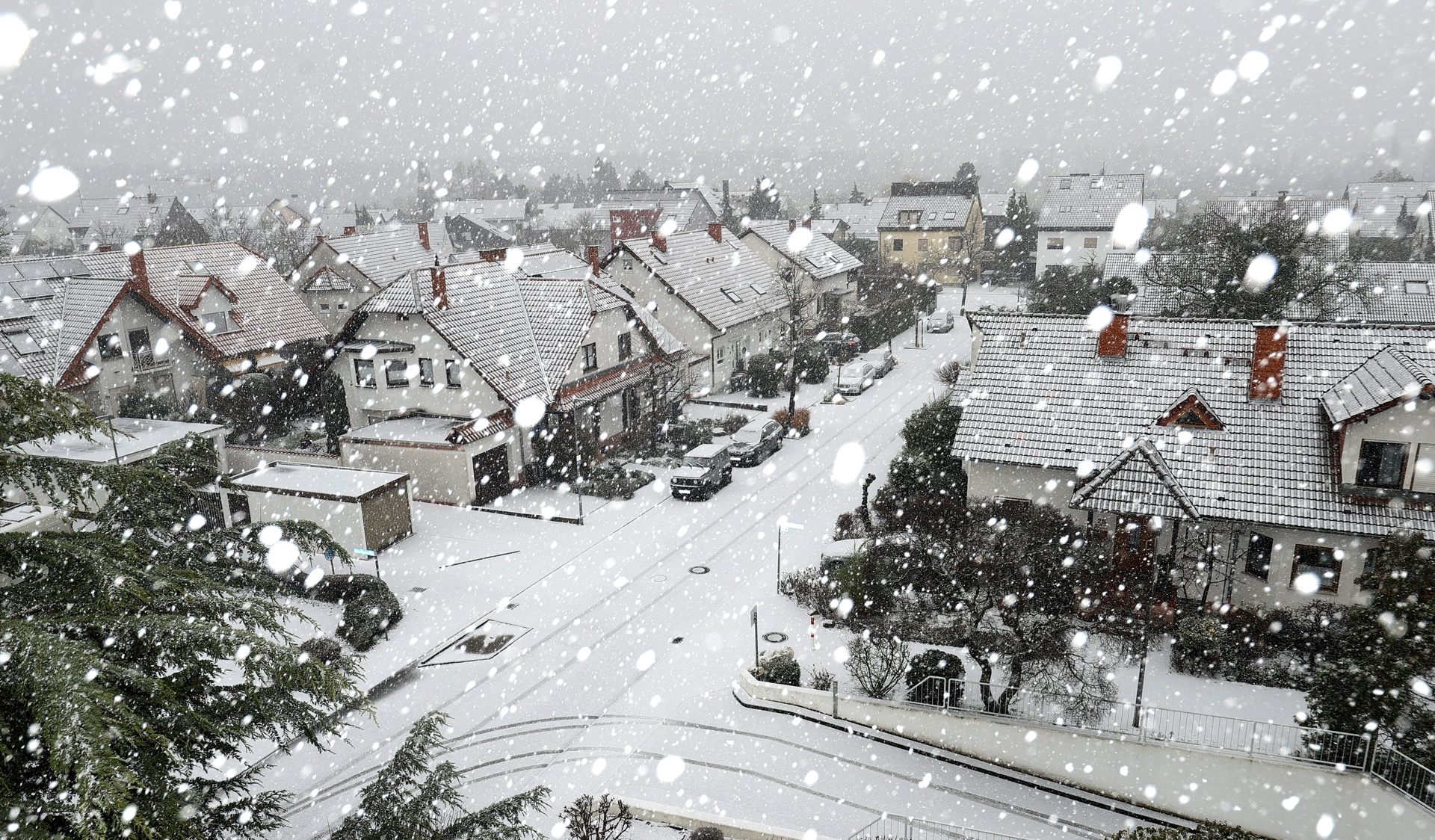Problemas de circulación y en el transporte aéreo en Europa por la nieve y el hielo
