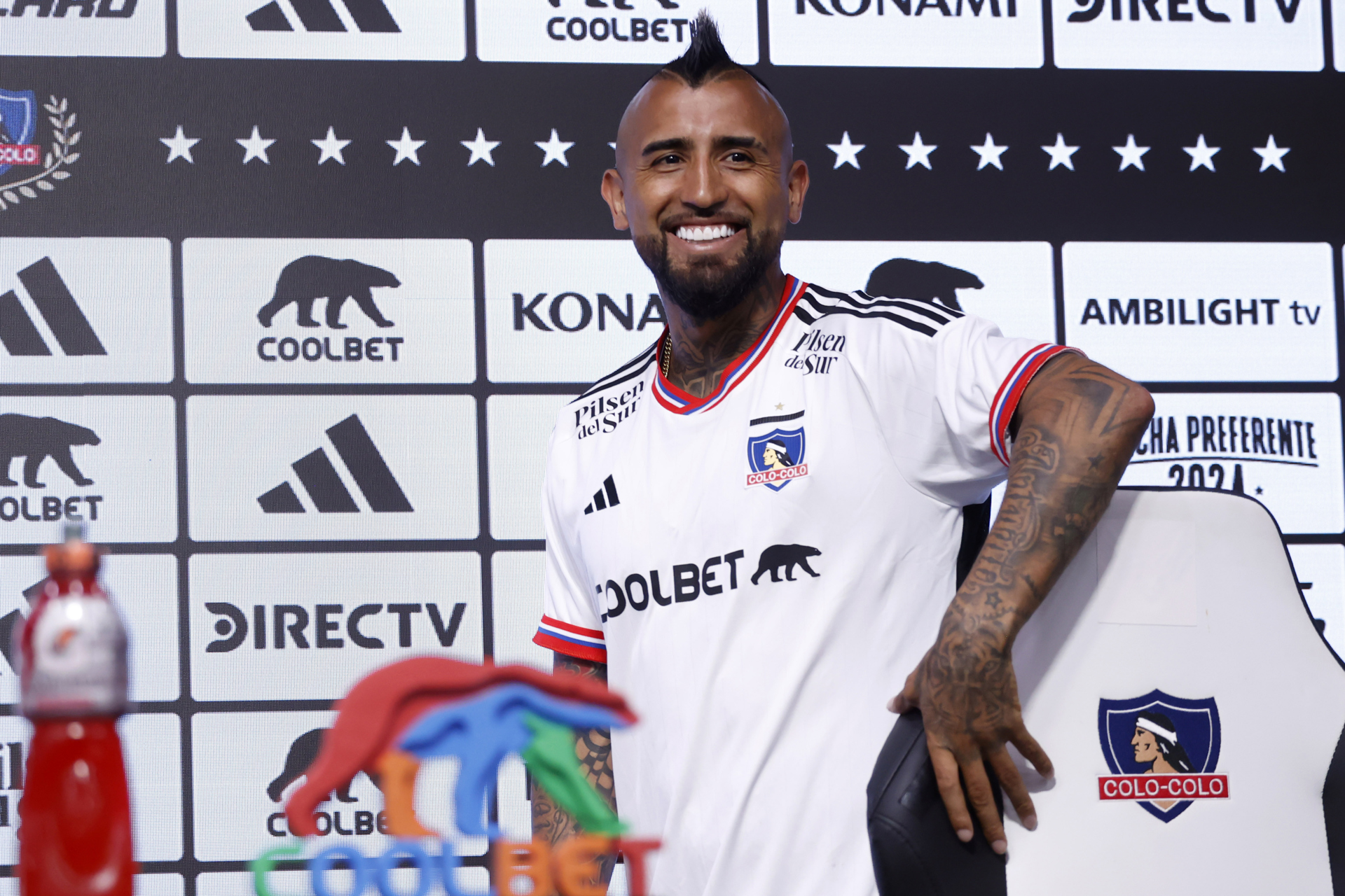 Vidal quiere hacer de Colo Colo “uno de los más fuertes de Sudamérica”