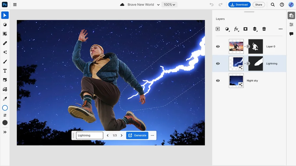 Google presenta Chromebook Plus, con mejor rendimiento y funciones de Inteligencia Artificial - adobe-photoshop-en-chromebook-plus