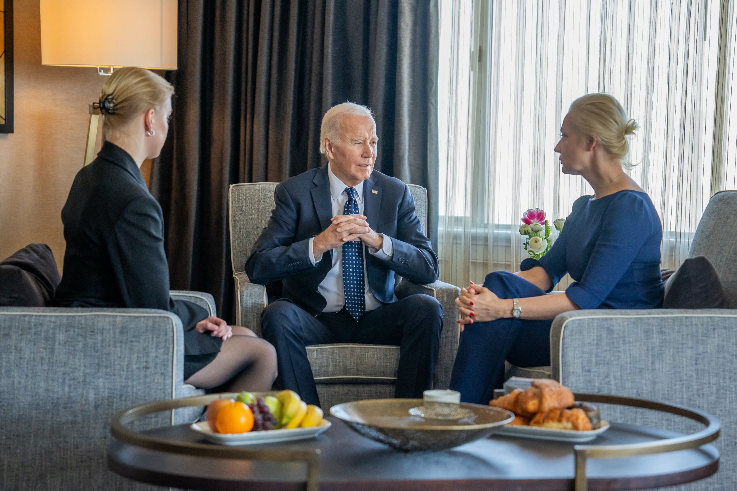 Biden spotyka się z wdową i córką rosyjskiego opozycji Aleksieja Nawalnego