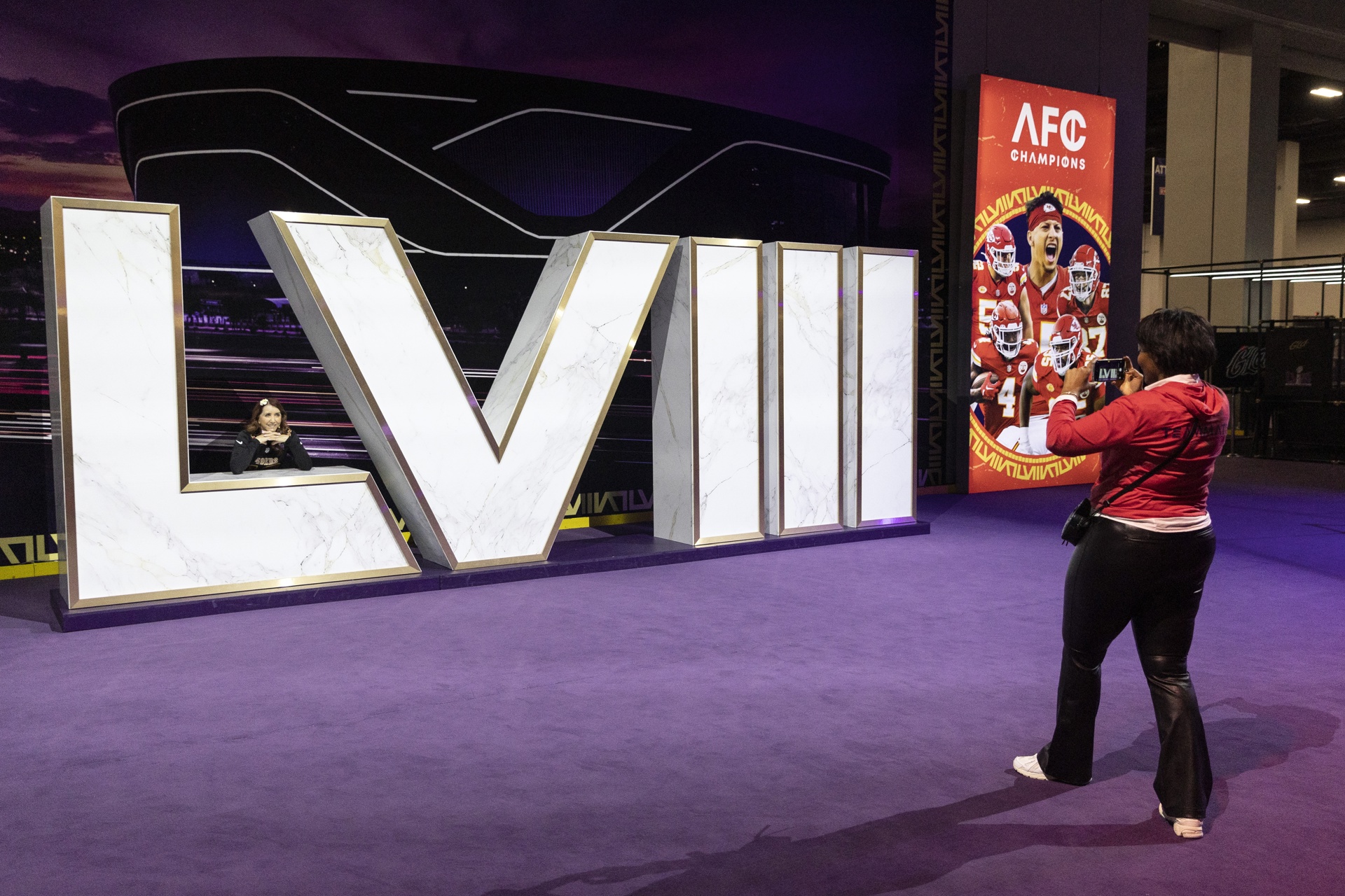 Todo listo para el Super Bowl en Las Vegas Todo listo para el Super Bowl en Las Vegas