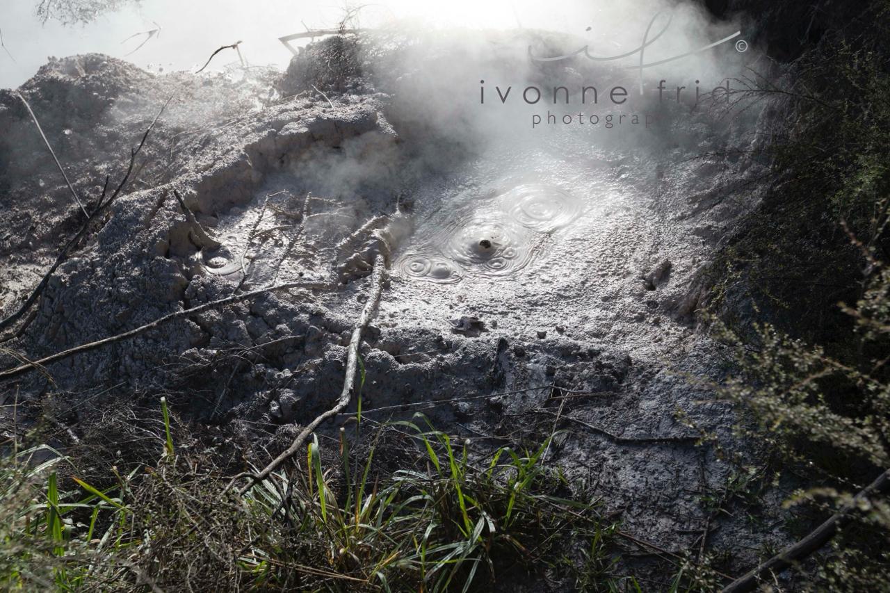 Las albercas de lodo burbujeante de Waiotapu, uno de los lugares más ‘surrealistas’ del mundo Las albercas de lodo burbujeante de Waiotapu, uno de los lugares más ‘surrealistas’ del mundo