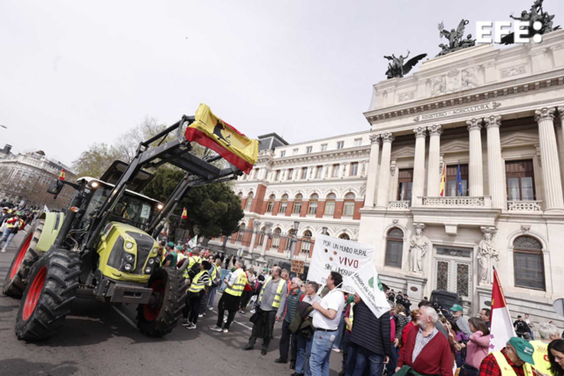 Los agricultores piden soluciones para el campo en Madrid Los agricultores piden soluciones para el campo en Madrid