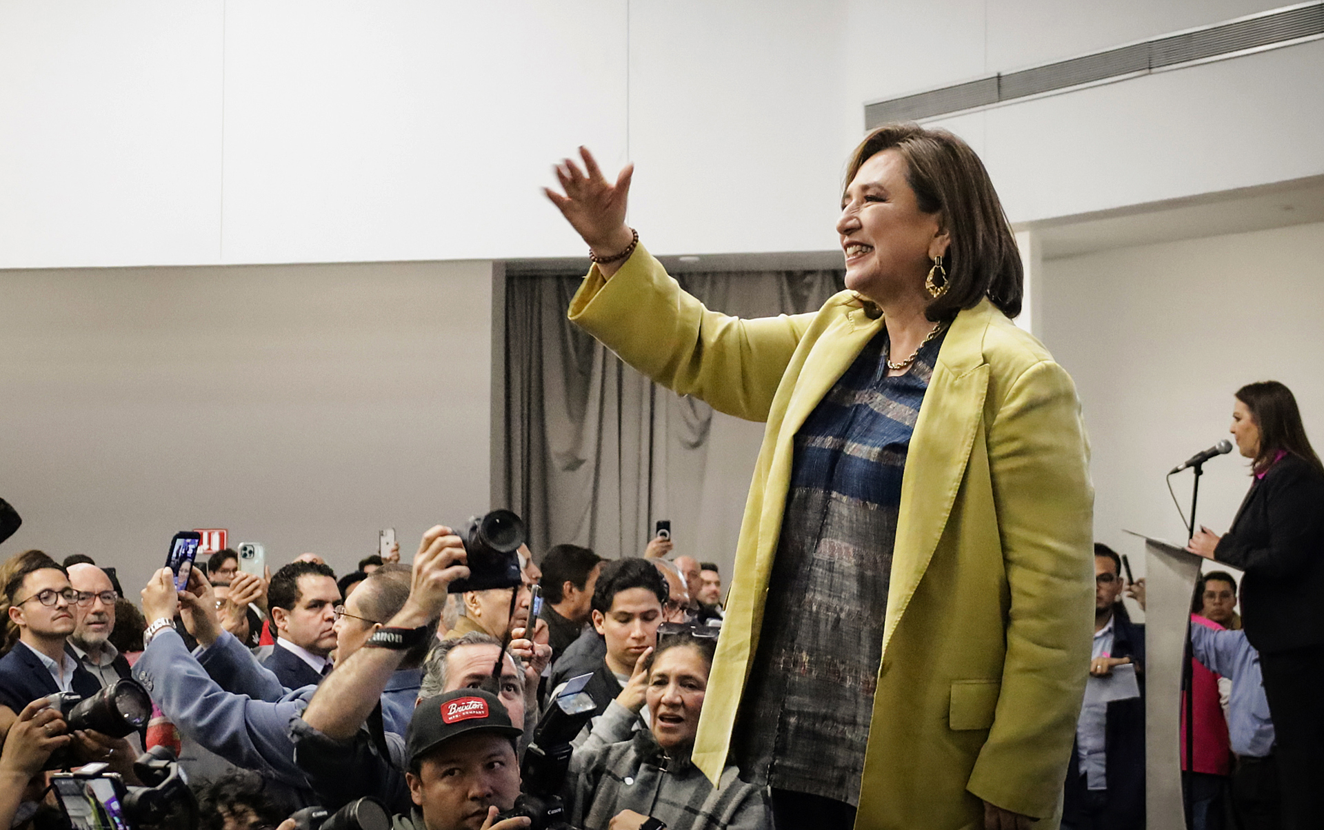 “A mí no me da miedo ni Trump ni Biden”, asegura Xóchitl Gálvez en Tijuana