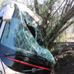 Choque de autobuses en Tlajomulco deja 12 heridos