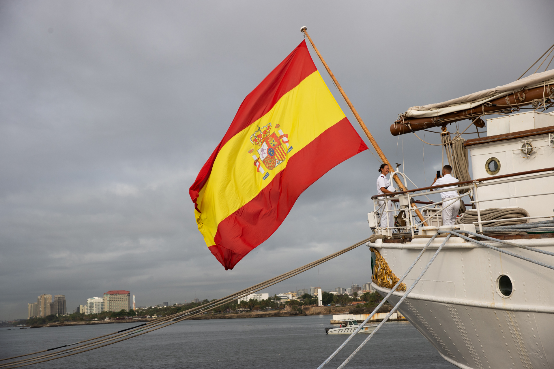 El buque escuela español Juan Sebastián de Elcano hace su vigésima tercera visita a República Domini El buque escuela español Juan Sebastián de Elcano hace su vigésima tercera visita a República Domini