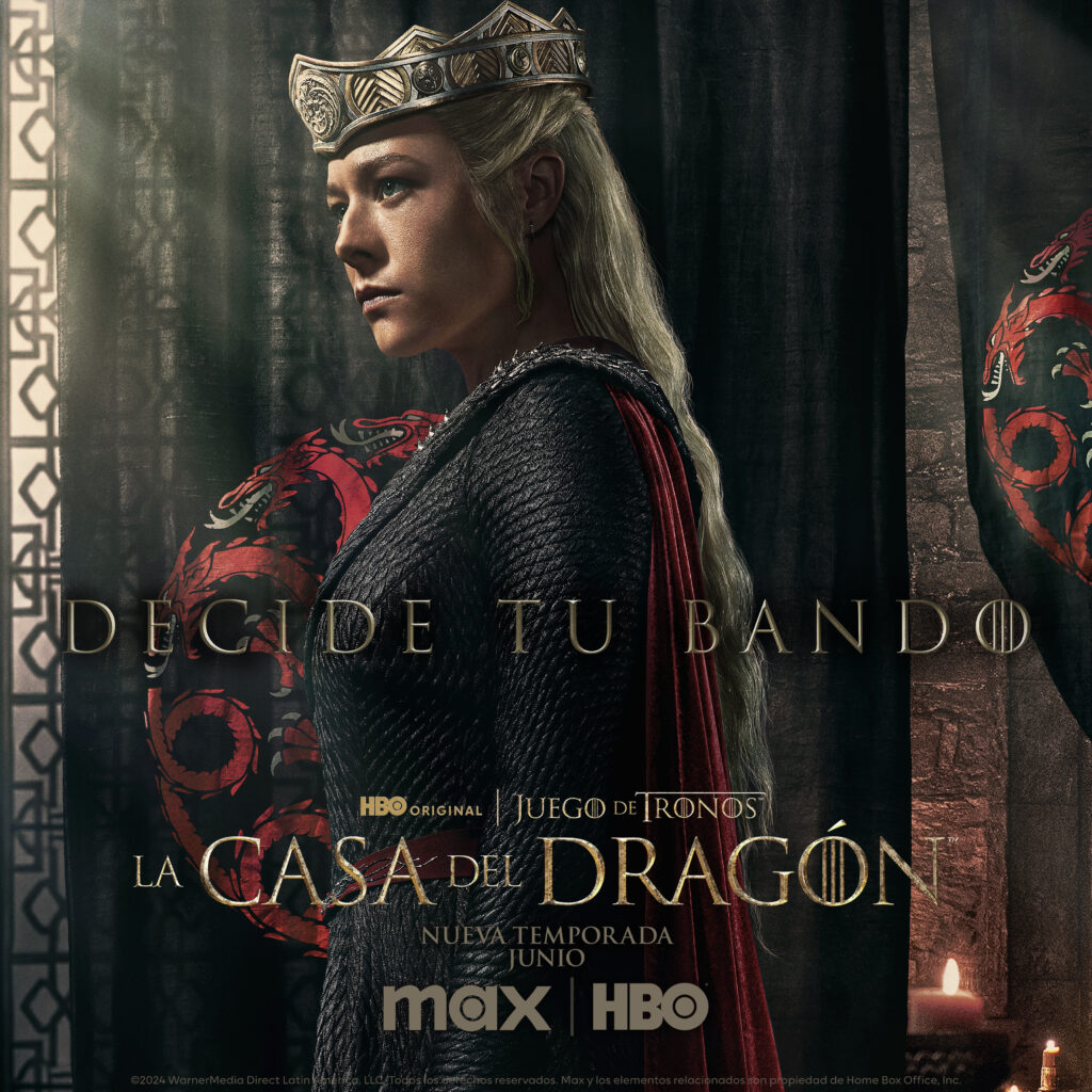 Presentan los nuevos pósters de La casa del Dragón - hotd-s2-ca-ka-1x1-4k-rhaenyra-prelaunch-lat-1024x1024