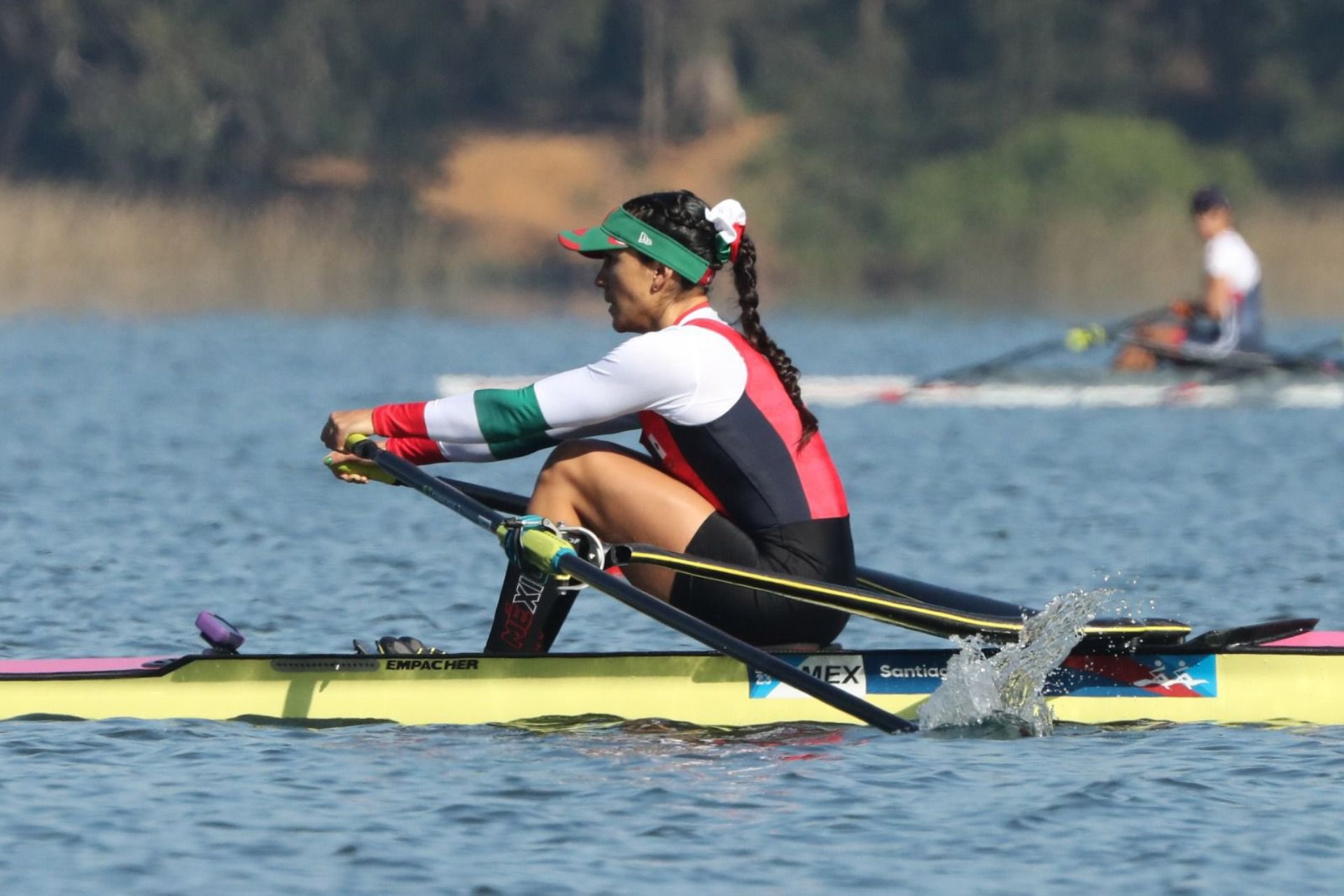 Mexicana Kenia Lechuga avanza a la final en Preolímpico de remo Mexicana Kenia Lechuga avanza a la final en Preolímpico de remo