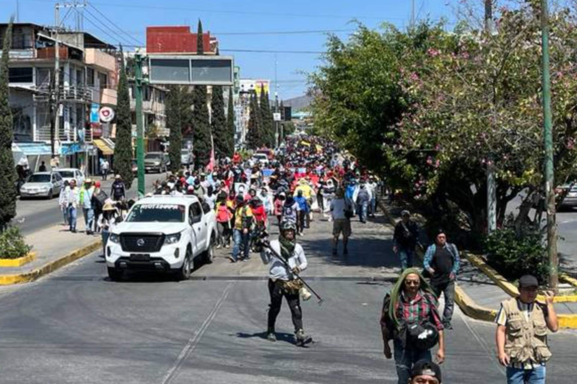 Normalistas marchan en Chilpancingo, Guerrero, para exigir justicia por asesinato de Yanqui Kothán Normalistas marchan en Chilpancingo, Guerrero, para exigir justicia por asesinato de Yanqui Kothán