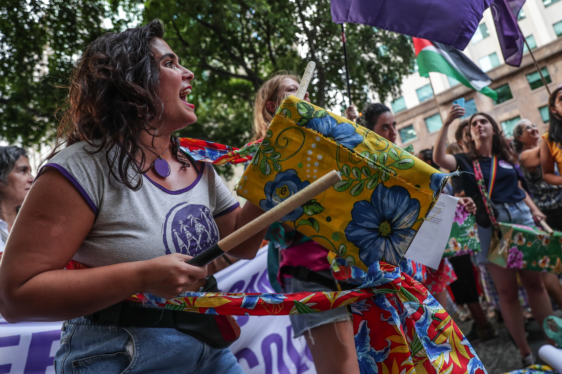 Miles de brasileñas exigen medidas frente al aumento de los feminicidios Miles de brasileñas exigen medidas frente al aumento de los feminicidios