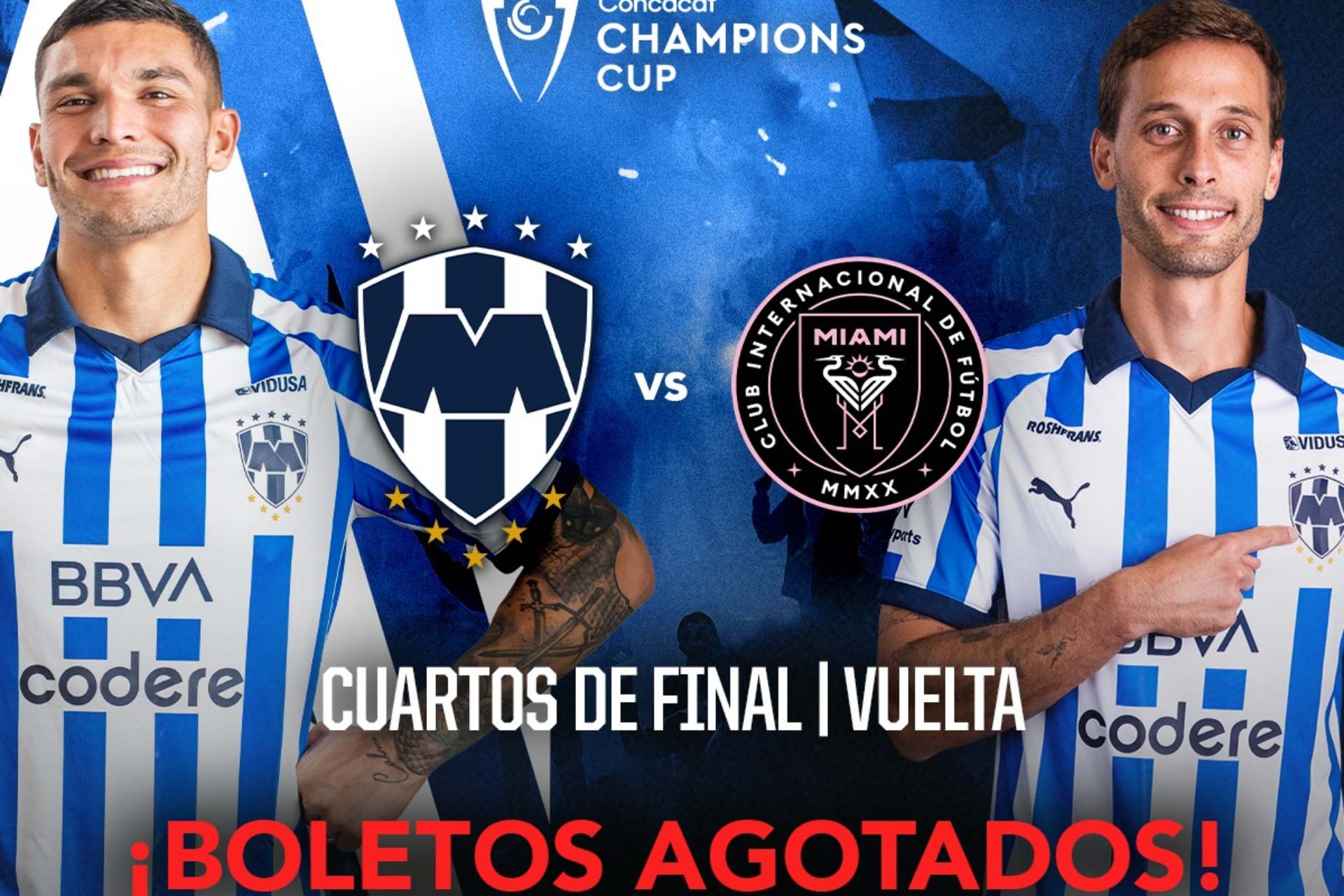 Rayados anuncia boletos agotados para ver al Inter Miami y a Messi Rayados anuncia boletos agotados para ver al Inter Miami y a Messi
