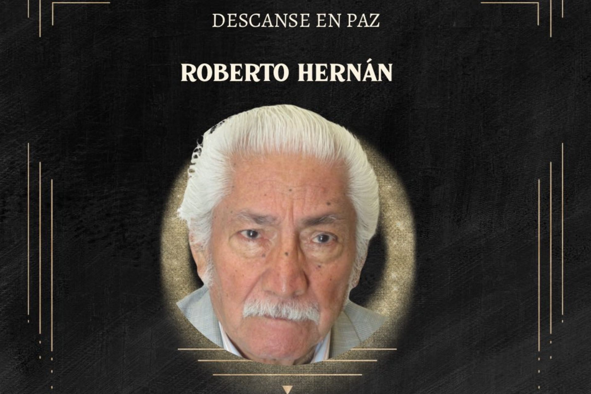 Murió el actor Roberto Hernán a los 84 años