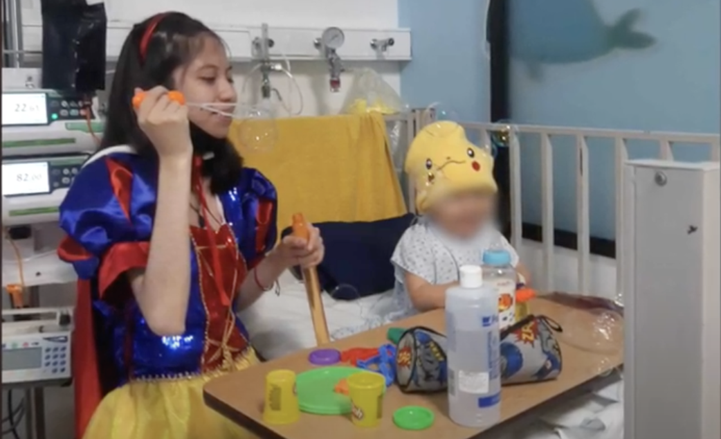 Miriam, la estudiante altruista a favor de la niñez Miriam, la estudiante altruista a favor de la niñez