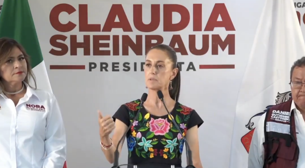 Sheinbaum afirma que traer seguridad a México "no es un asunto de mano ...