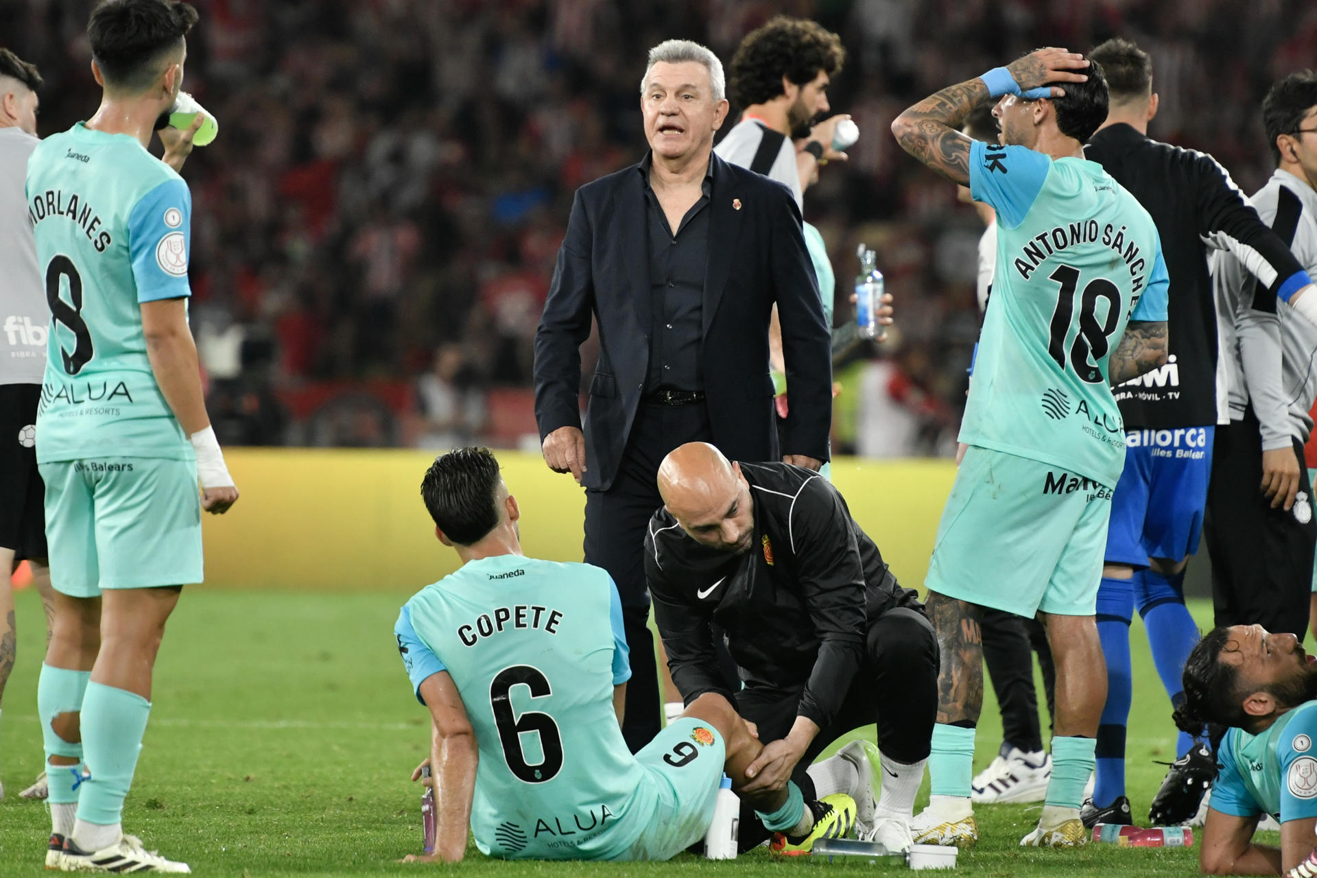 “Muy orgulloso, pero salió cruz”: Aguirre tras perder la Copa del Rey con el Mallorca