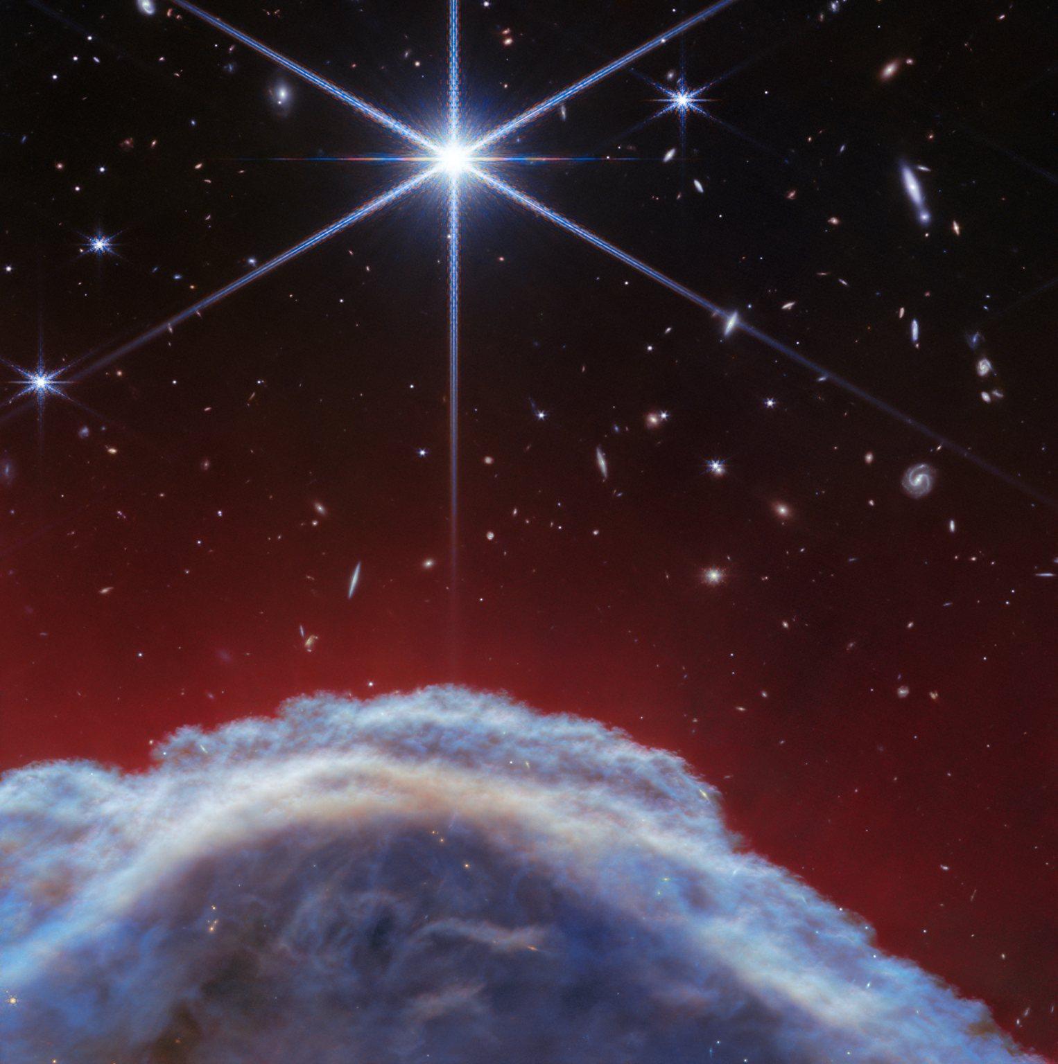 Telescopio James Webb capta la nebulosa "Cabeza de Caballo" con un ...