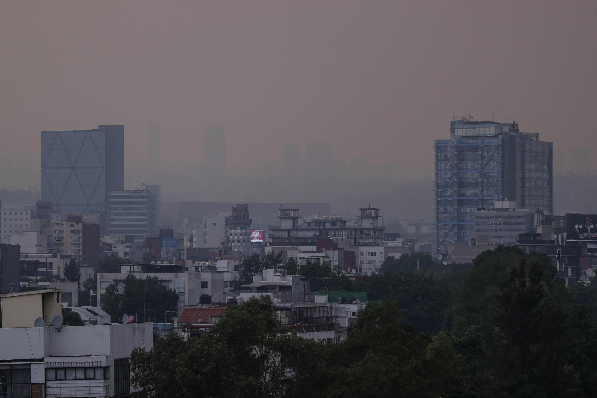 Continúa contingencia ambiental en el Valle de México