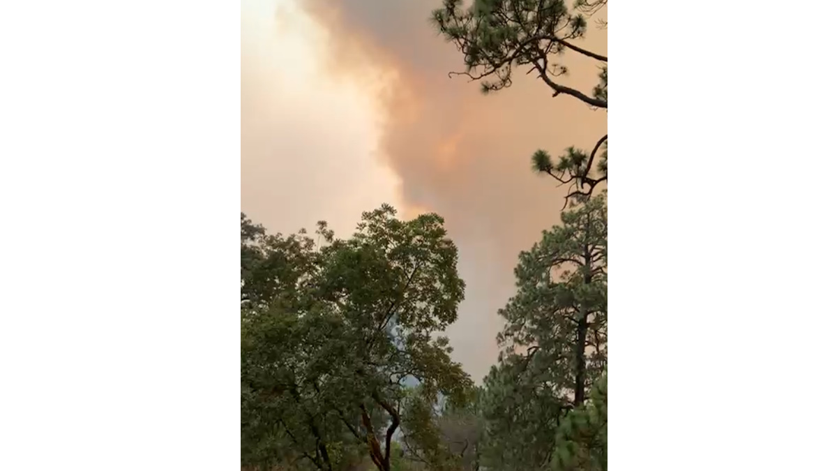 Fuertes incendios forestales afectan a Valle de Bravo