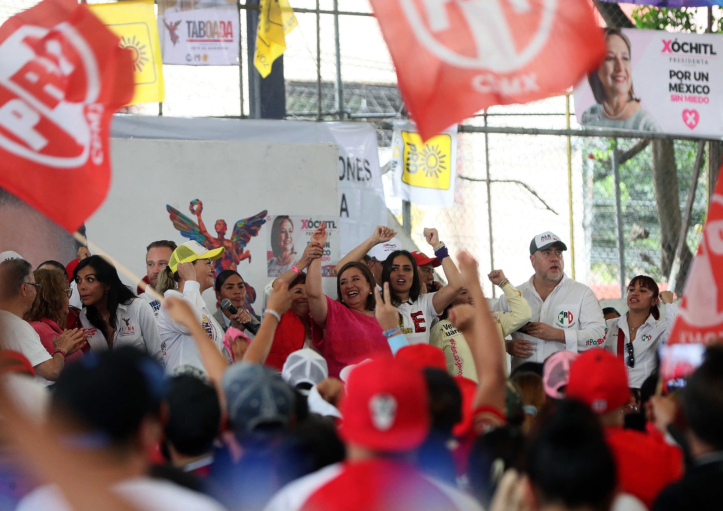 Gálvez se compromete en Tepito a “ayudar y proteger” a mujeres