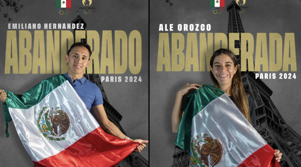 Alejandra Orozco y Emiliano Hernández serán abanderados de México en París 2024