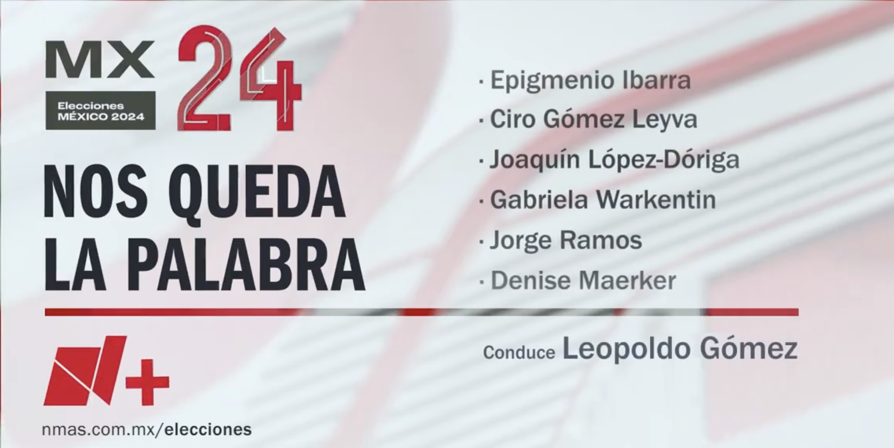 Nos queda la palabra; conduce el Dr. Leopoldo Gómez Nos queda la palabra; conduce el Dr. Leopoldo Gómez