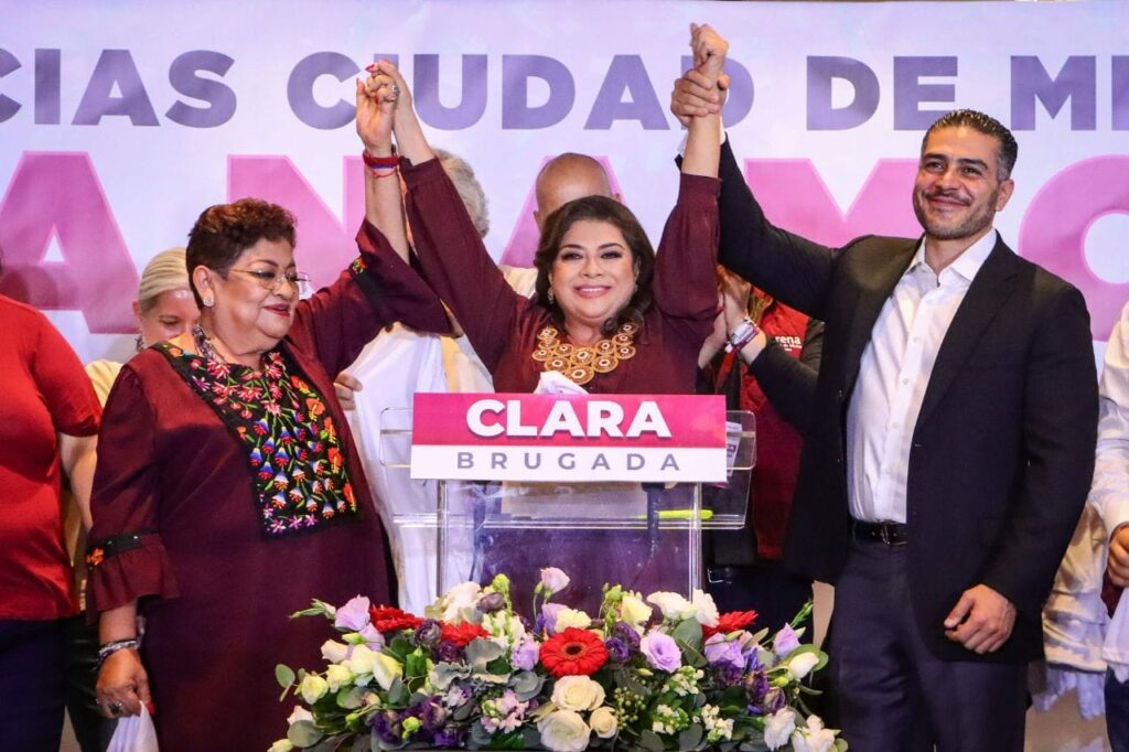 Clara Brugada se perfila como la próxima jefa de Gobierno de CDMX. Foto de X Clara Brugada