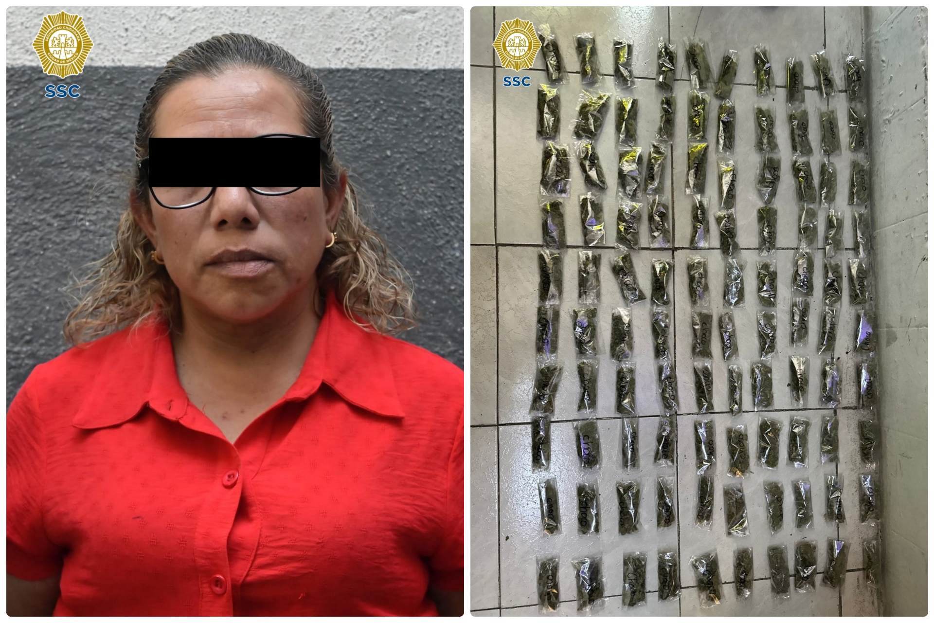 Detienen a mujer por vender droga en inmediaciones de escuelas en la Miguel Hidalgo Detienen a mujer por vender droga en inmediaciones de escuelas en la Miguel Hidalgo