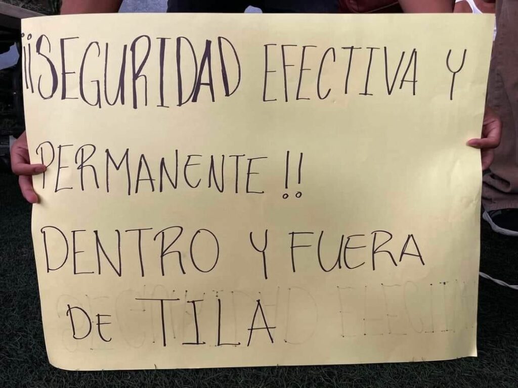 Desplazados exigen garantías de seguridad para regresar a Tila - exigencia-de-desplazados-de-tila-1024x768